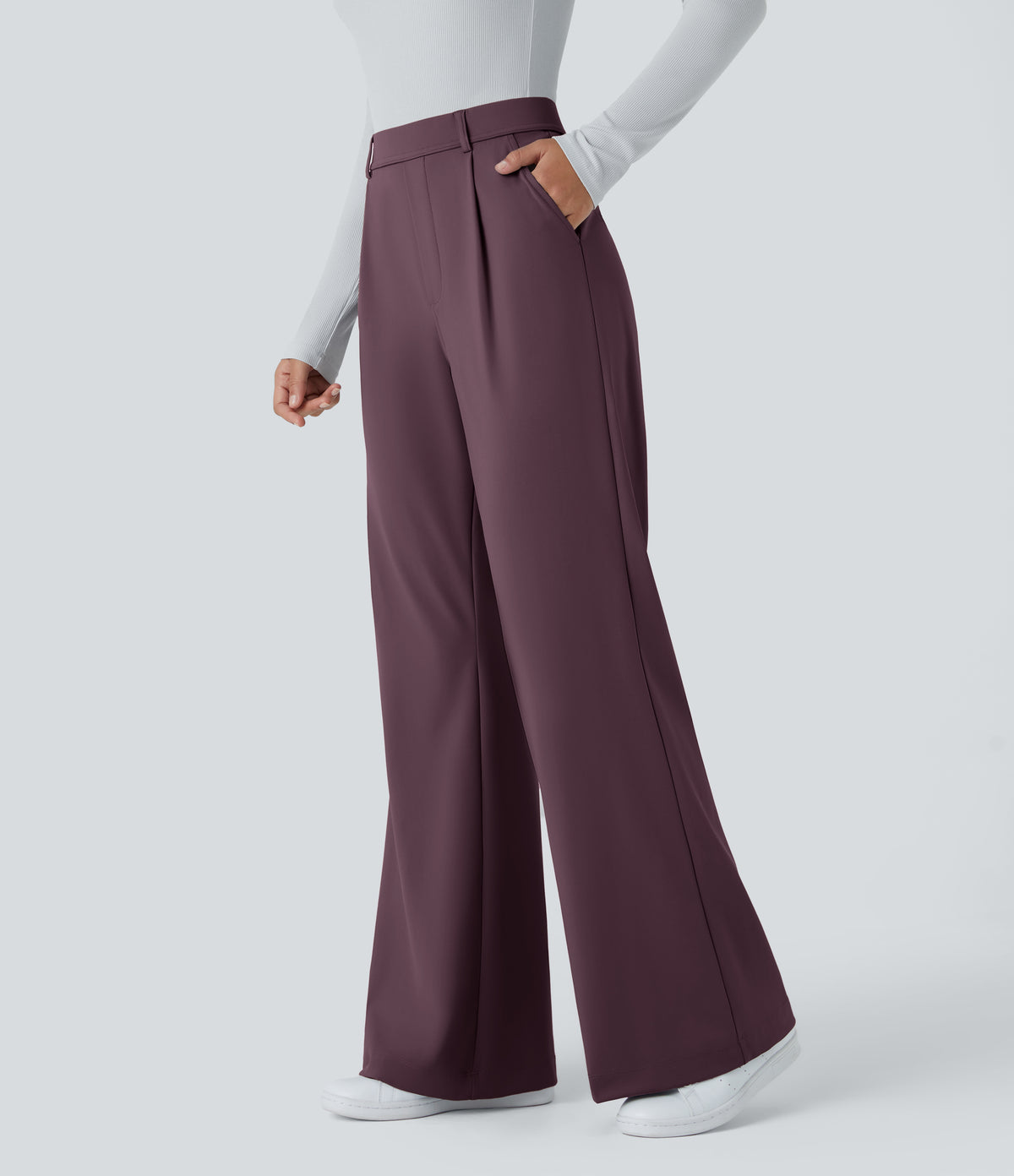 Evie Pants — Dusky Evening purple