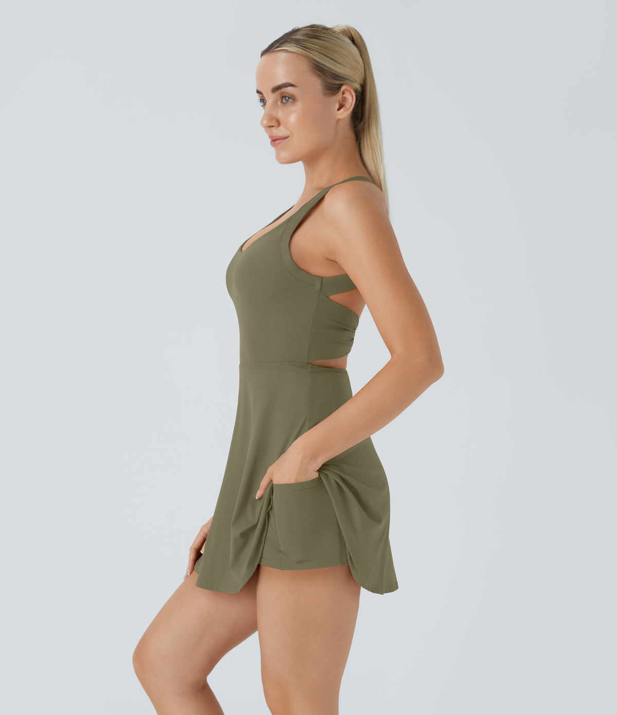 Magnolia Dress — Dusty Orange