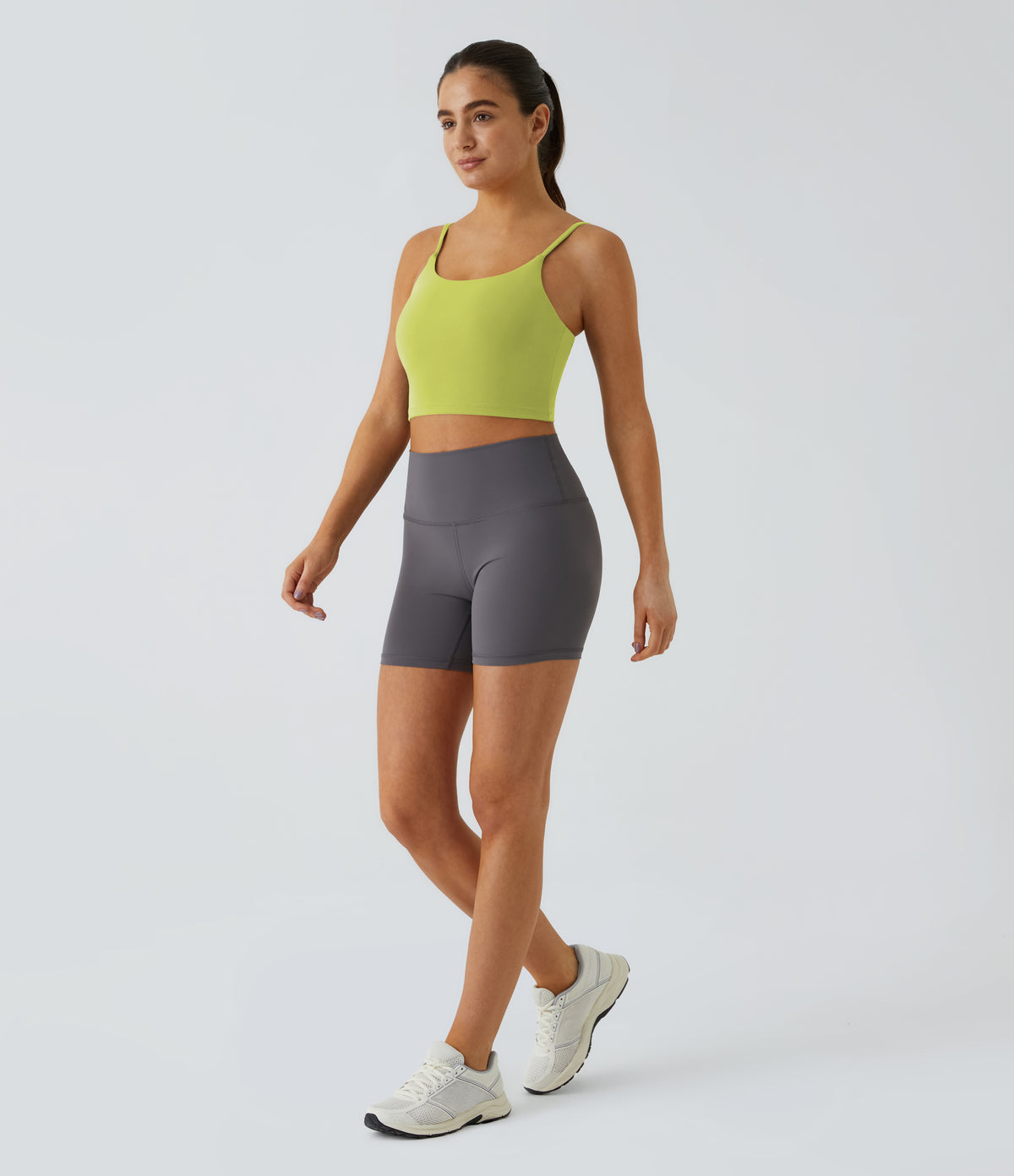 Luma Crop Top — White