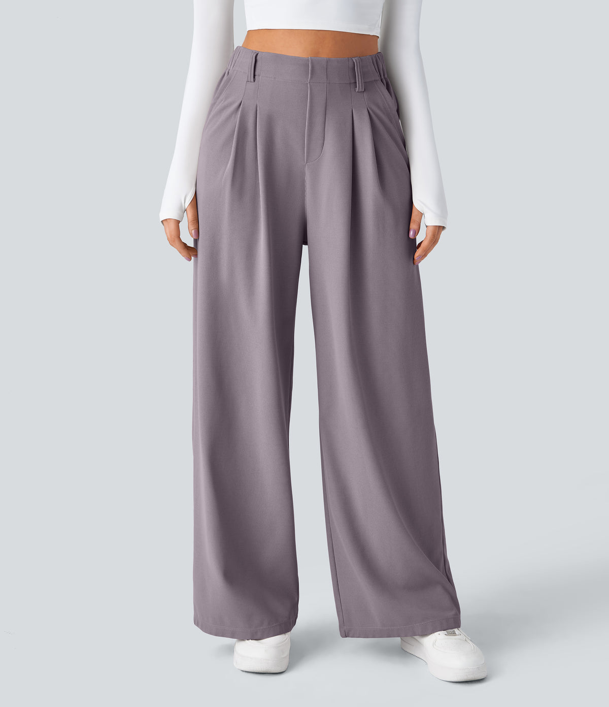 Aurora Pants — Hibiscus Purple