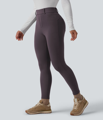 Sarai Legging — Dark Plum