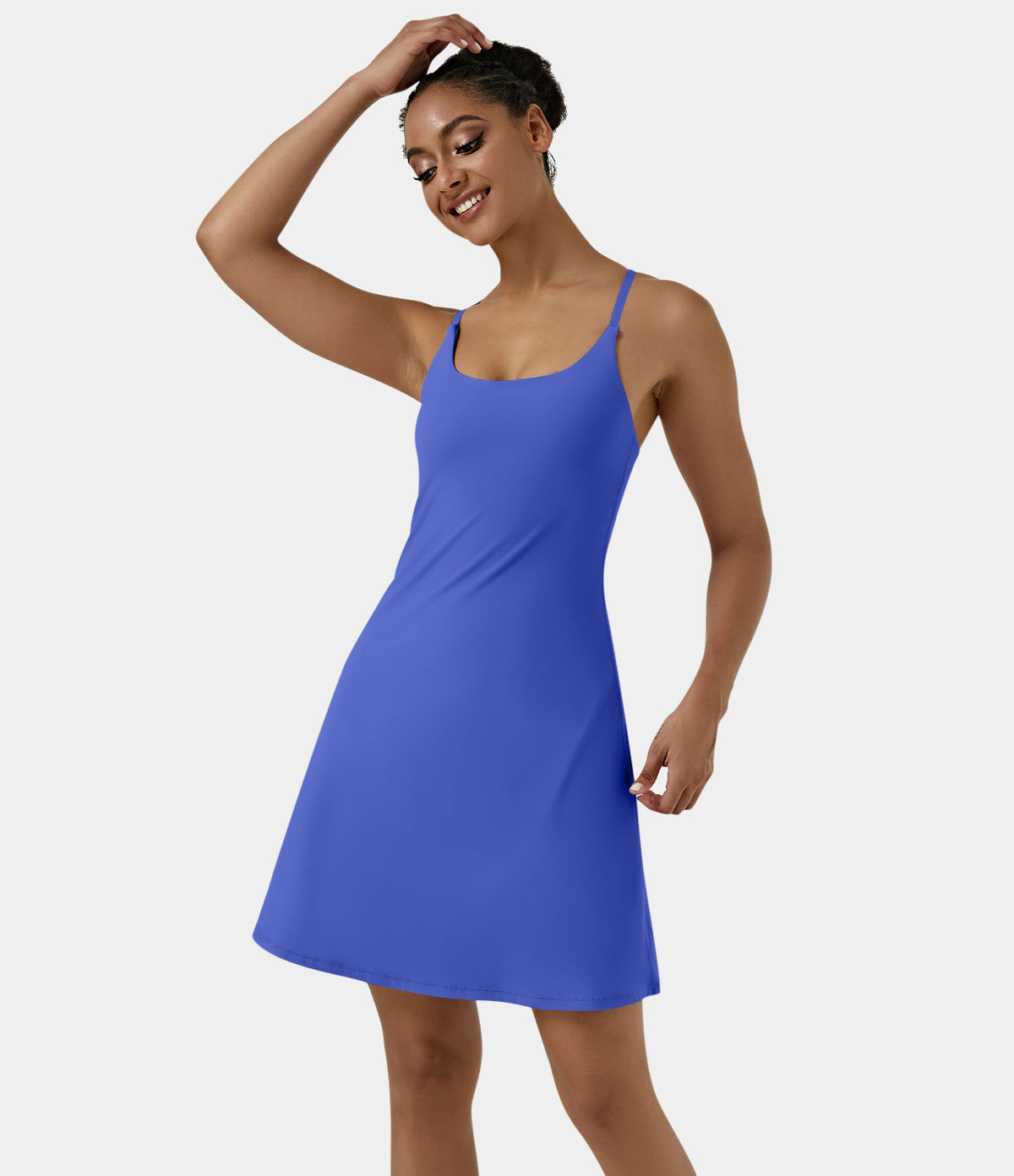 Aura Dress — Begonia Rouge