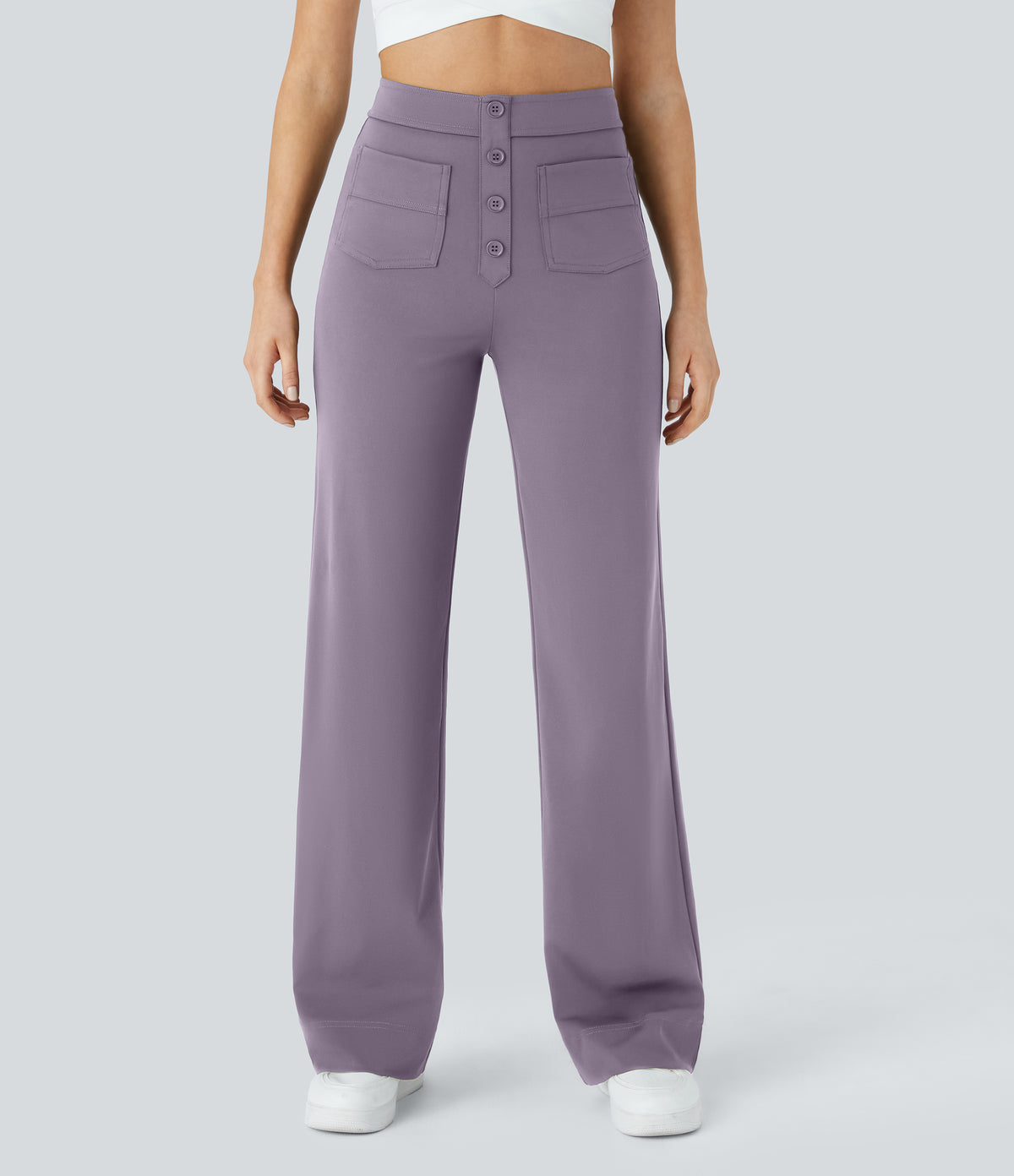 Isolde Pants — Purple Ash