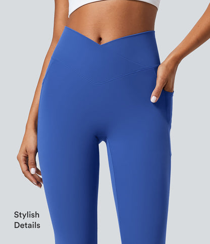 Petal Legging — Warm Mid Blue