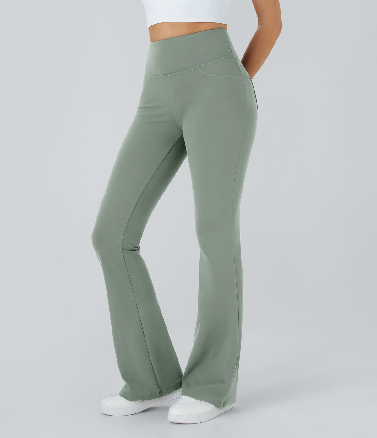 Willow Flare Legging — Forest Night