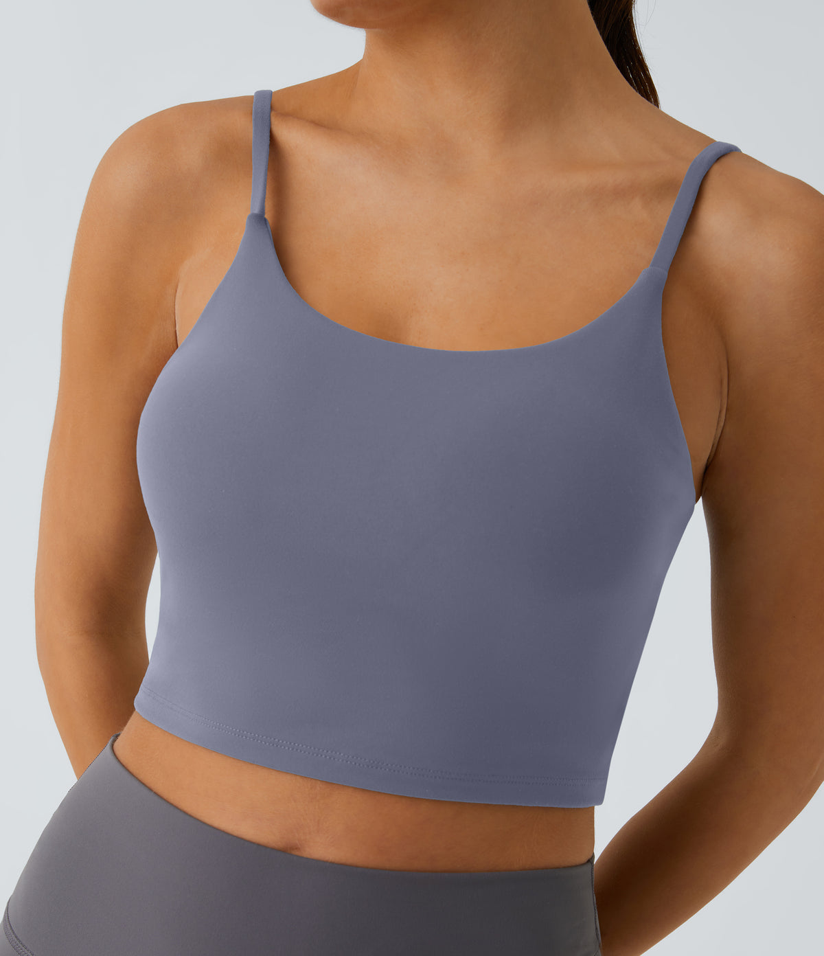 Luma Crop Top — Deep Sea Coral