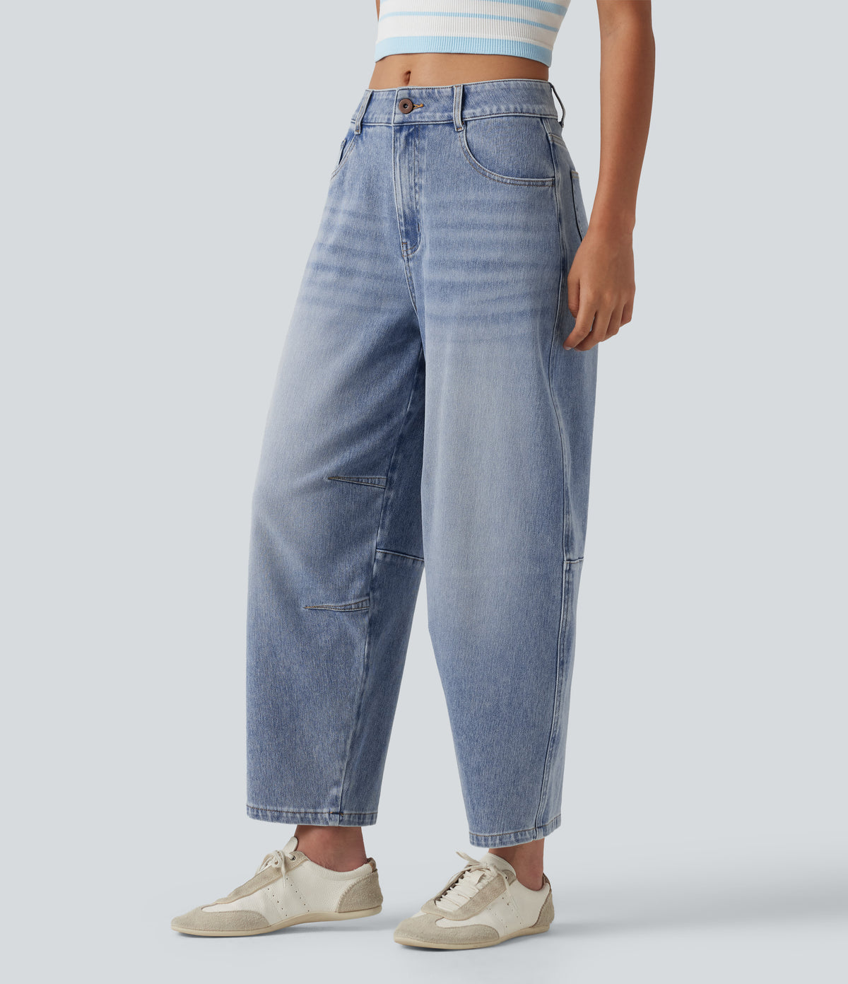 Rosina Jeans — Light Blue – Glacier Light Blue