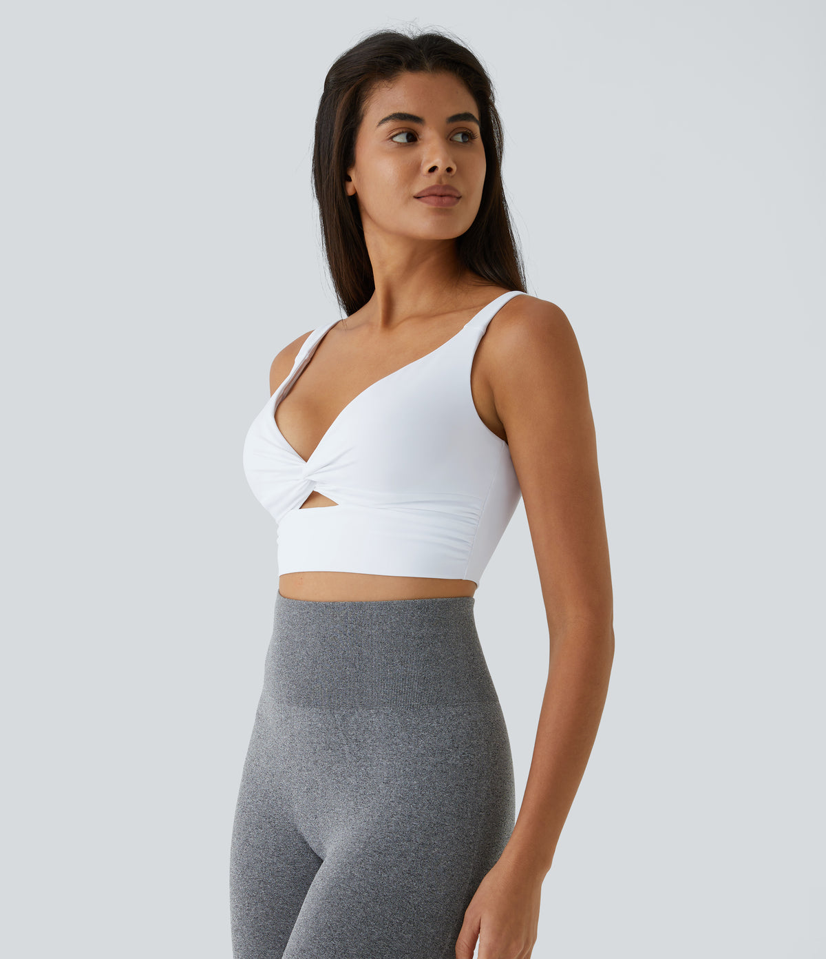 Fleur Sports Bra — White