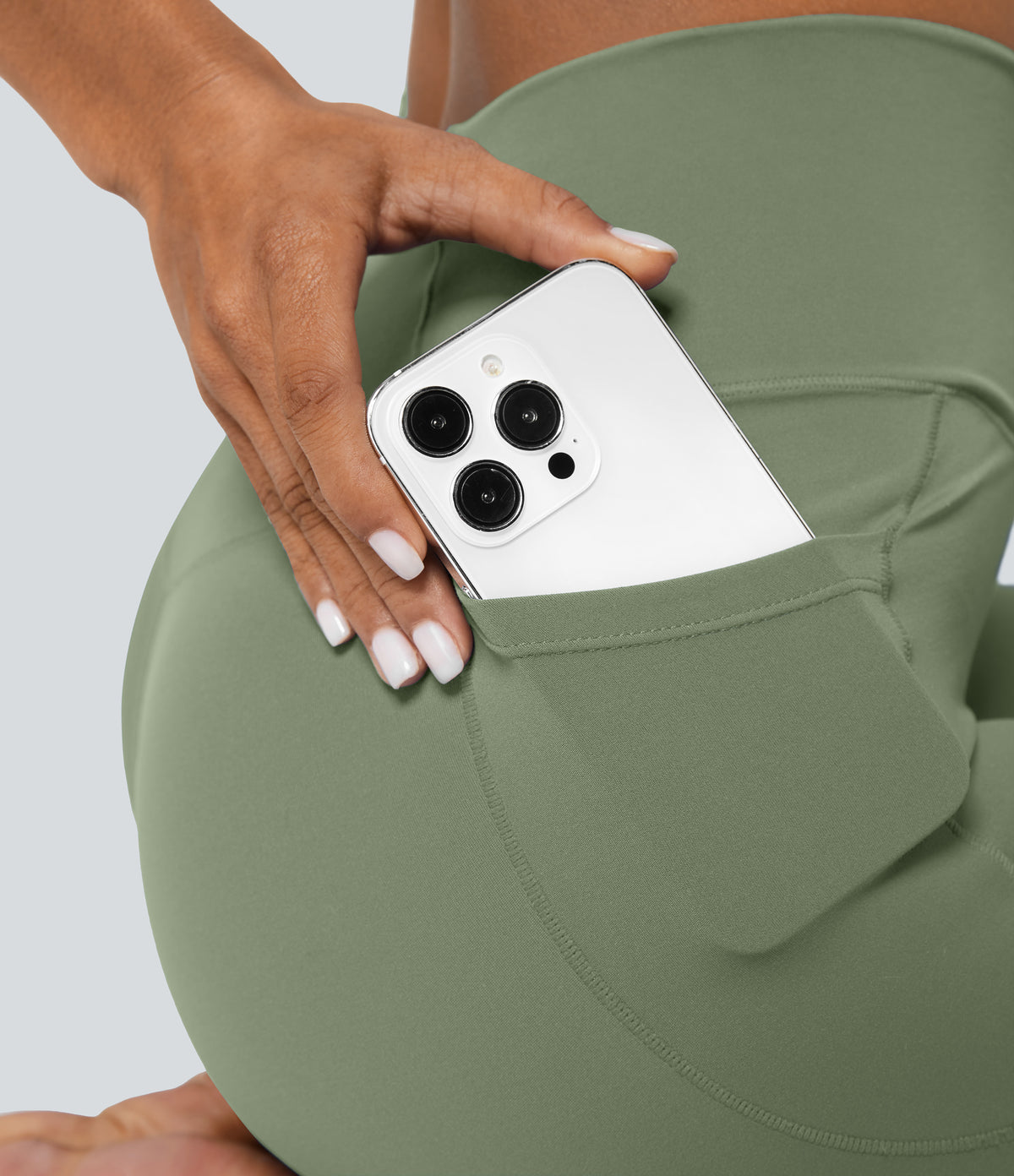 Petal Legging — Soft Silt