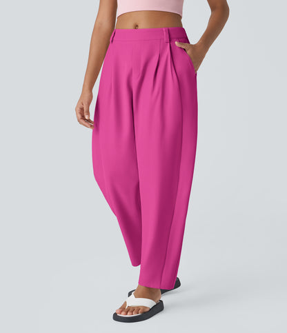 Marielle Pants — Fuchsia Fedora