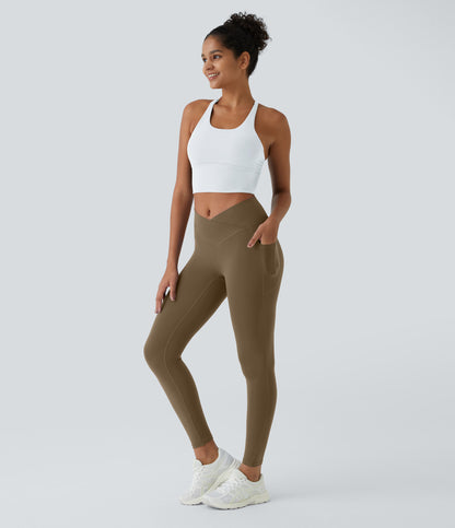 Petal Legging — Muted Brown