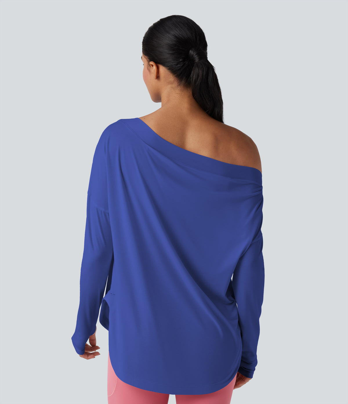 Isadora Long-Sleeve Top — Dazzling Blue
