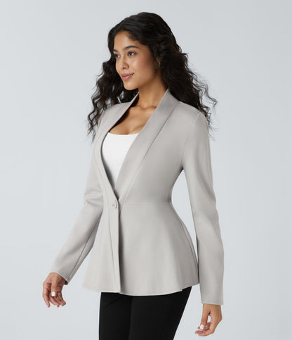 Junia Blazer — Earthy Gray