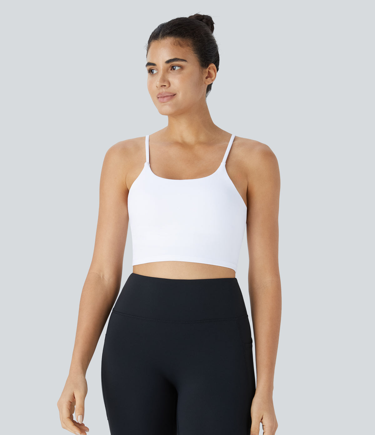 Luma Crop Top — Sweet Lavender