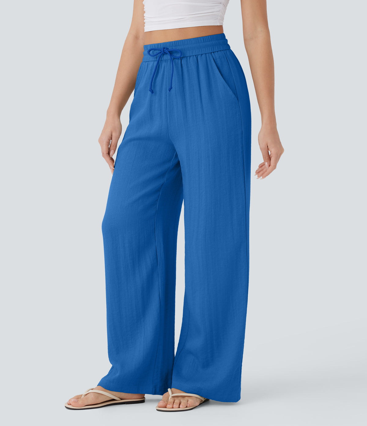 Lavinia Pants — Strong Blue