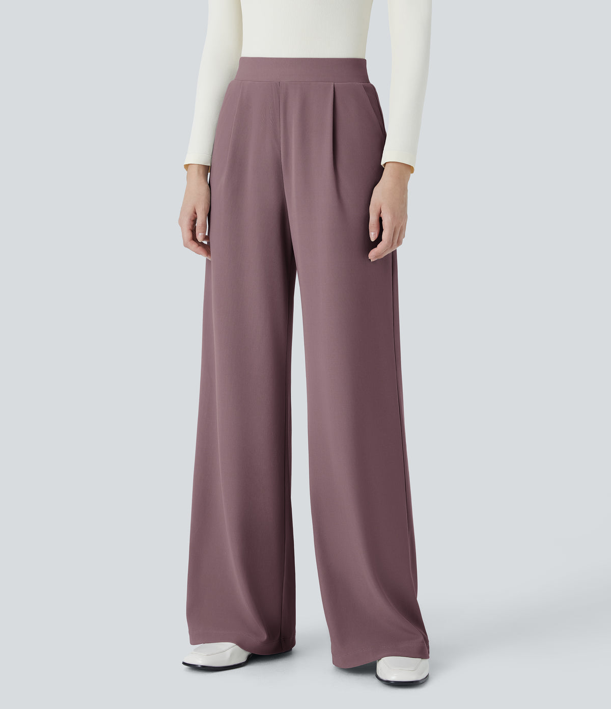 Helena Pants — Dark Plum