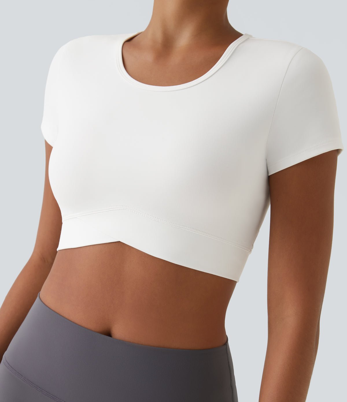 Aria Crop Top — Black