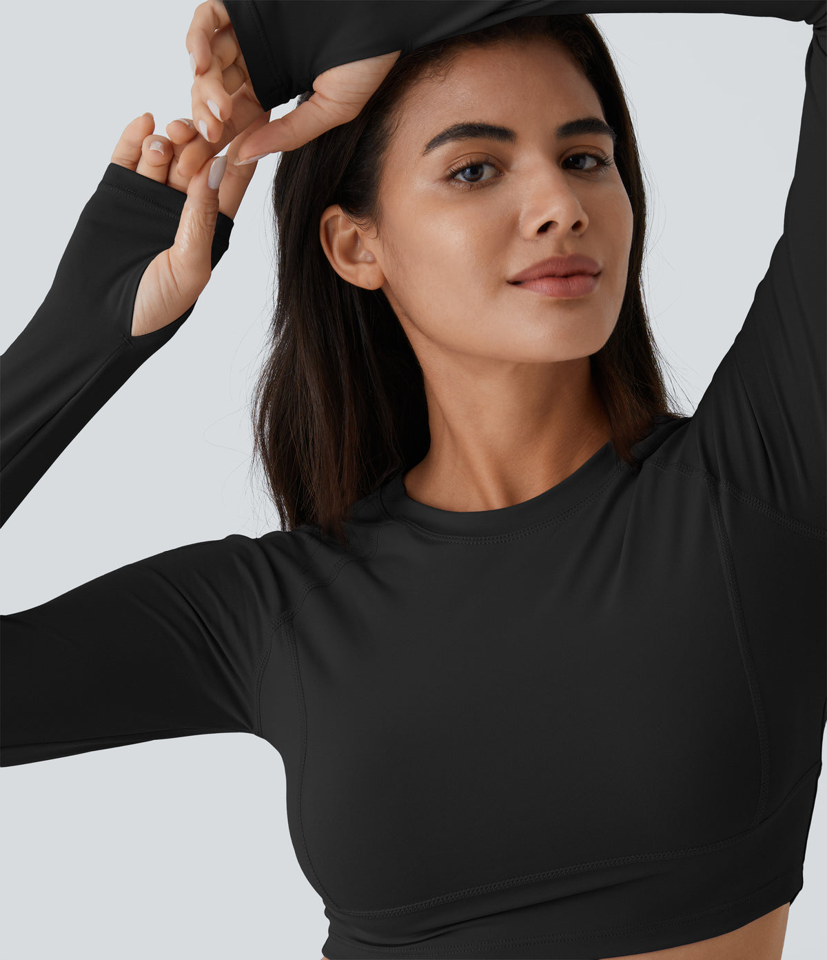 Sora Crop Top — Black