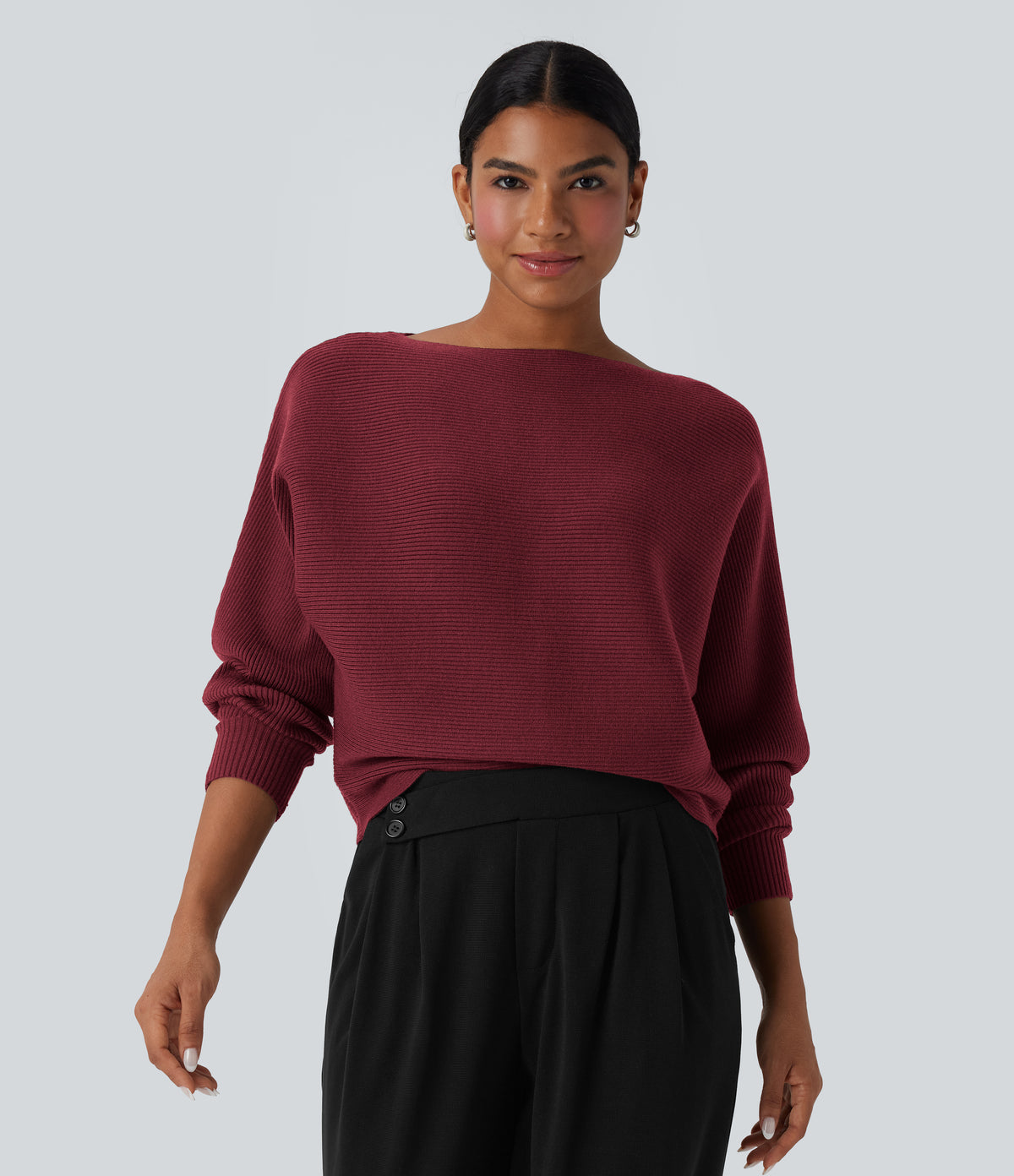 Brielle Sweater — Pomegranate