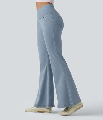 Lana Jeans — Powder Blue Denim