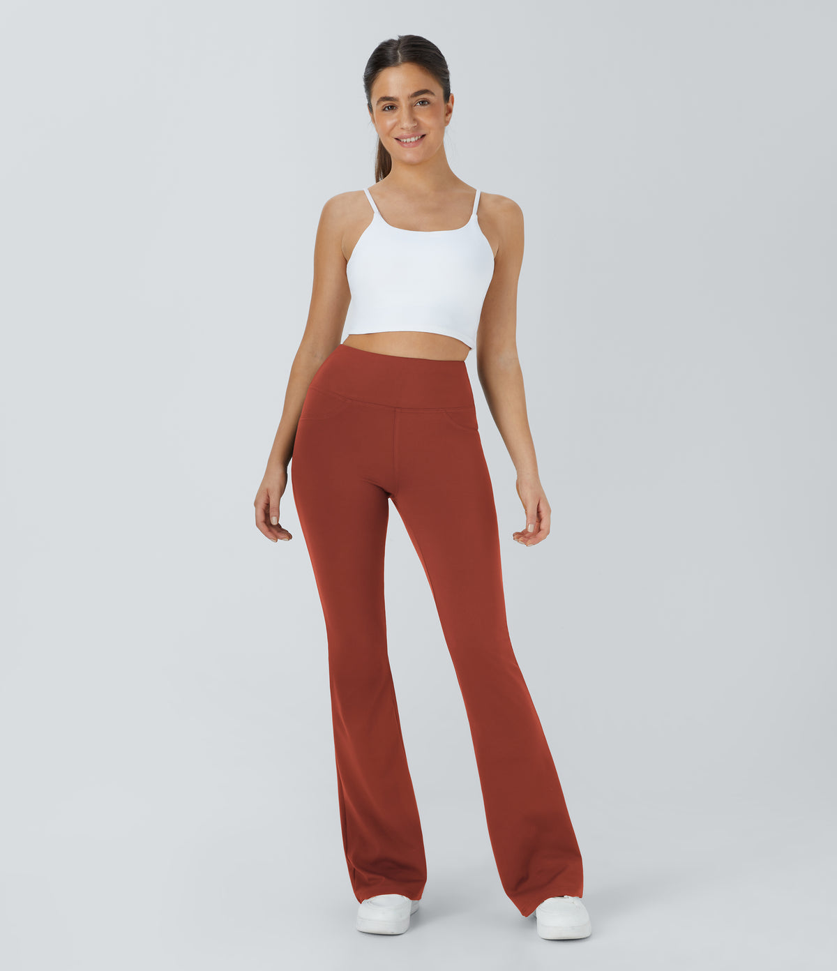 Willow Flare Legging — Icelandic Blue