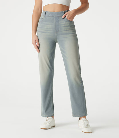 Cleo Jeans — Blue Flower Denim