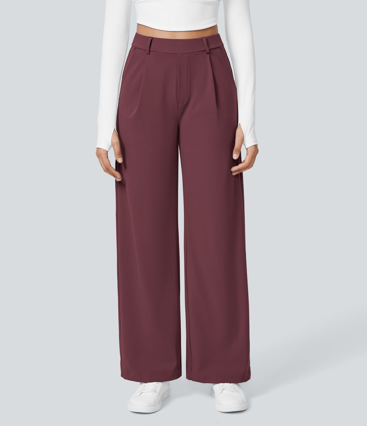 Acacia Pants — Red Mahogany