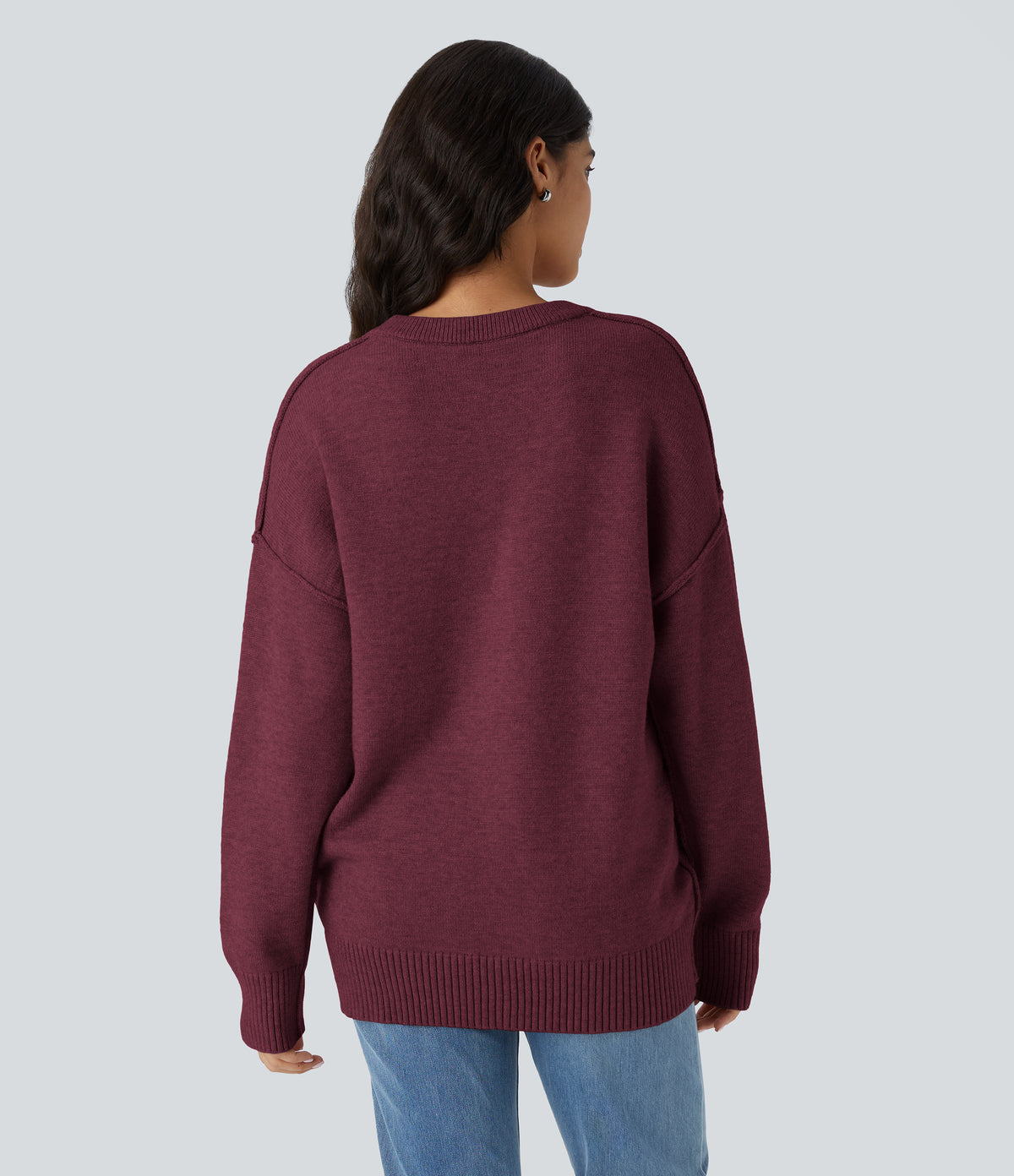 Marlow Sweater — Red Violet