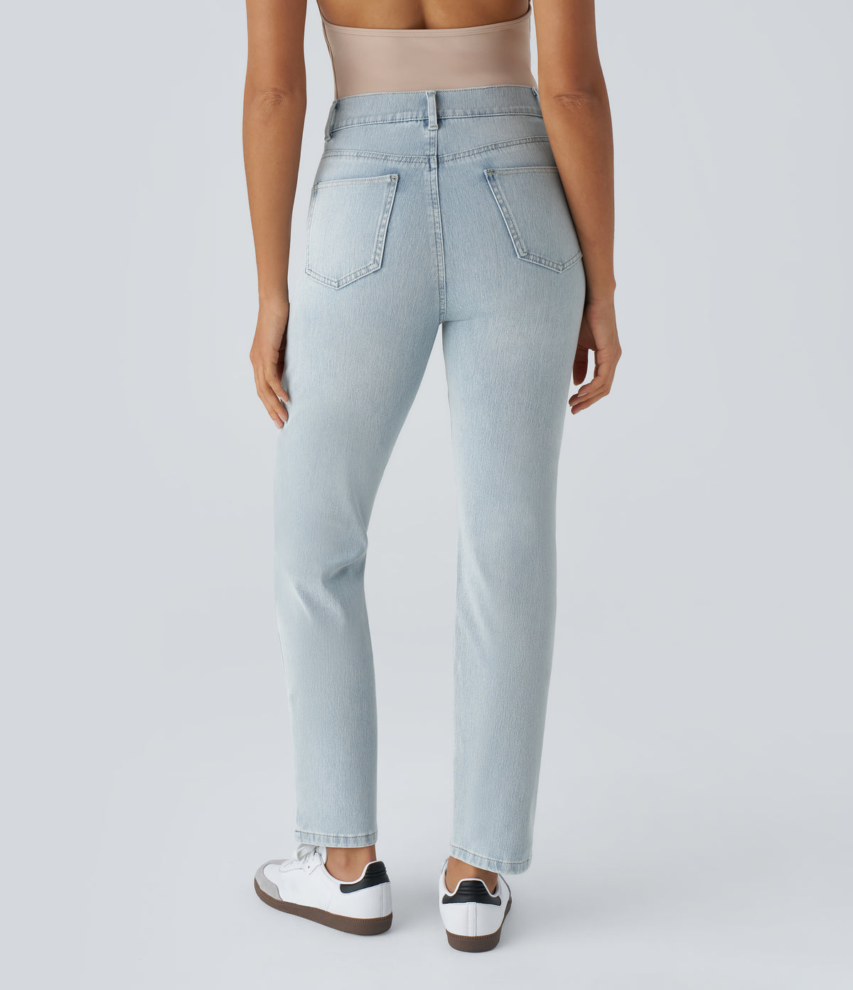 Cleo Jeans — Light Azure Denim