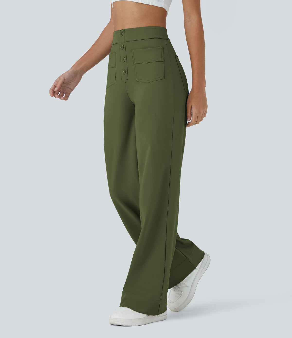 Isolde Pants — Chive