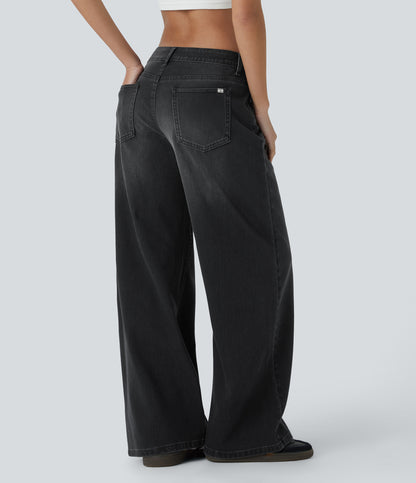 Avril Jeans — Deep Ink Black Denim
