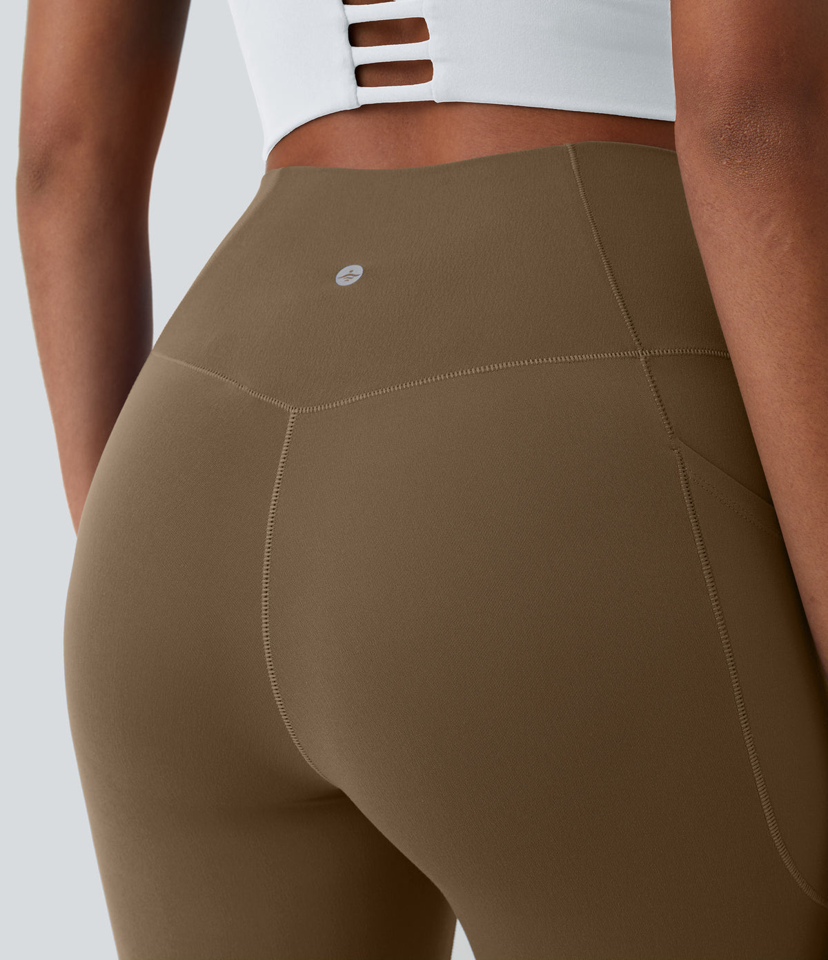 Petal Legging — Muted Brown