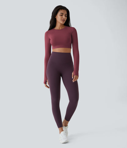 Sora Crop Top — Green Shade