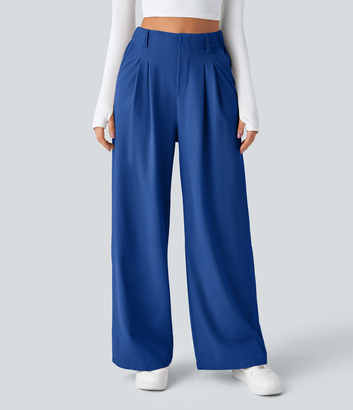 Aurora Pants — Deep Sapphire Blue