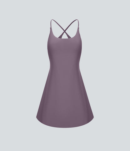 Petal Dress — Pumpkin Spice