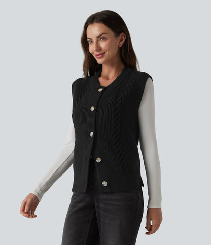 Kiara Vest — Black
