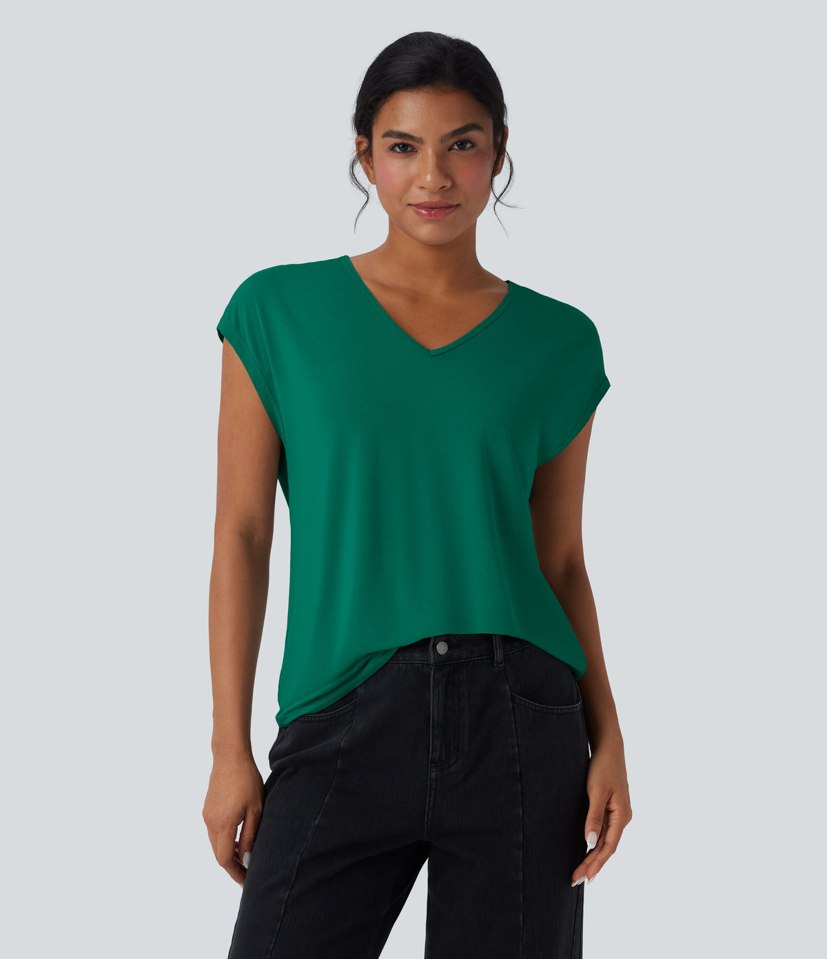 Oona T-Shirt — Antique Green