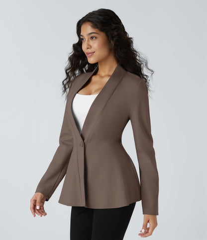 Junia Blazer — Morning Mist Brown
