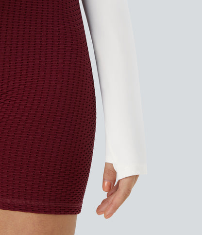 Aveline Zip Top — White