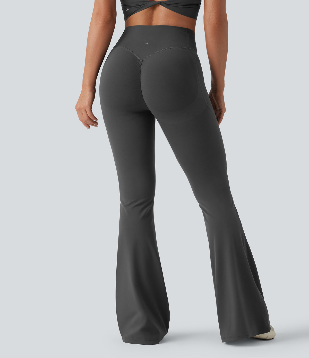 Mae Flare Legging — Volcanic Ash