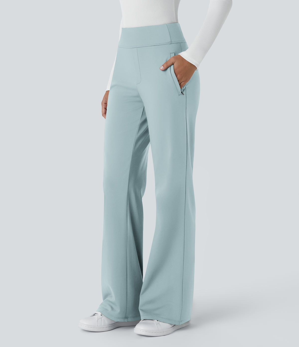 Aubrey Pants — Baby Blue