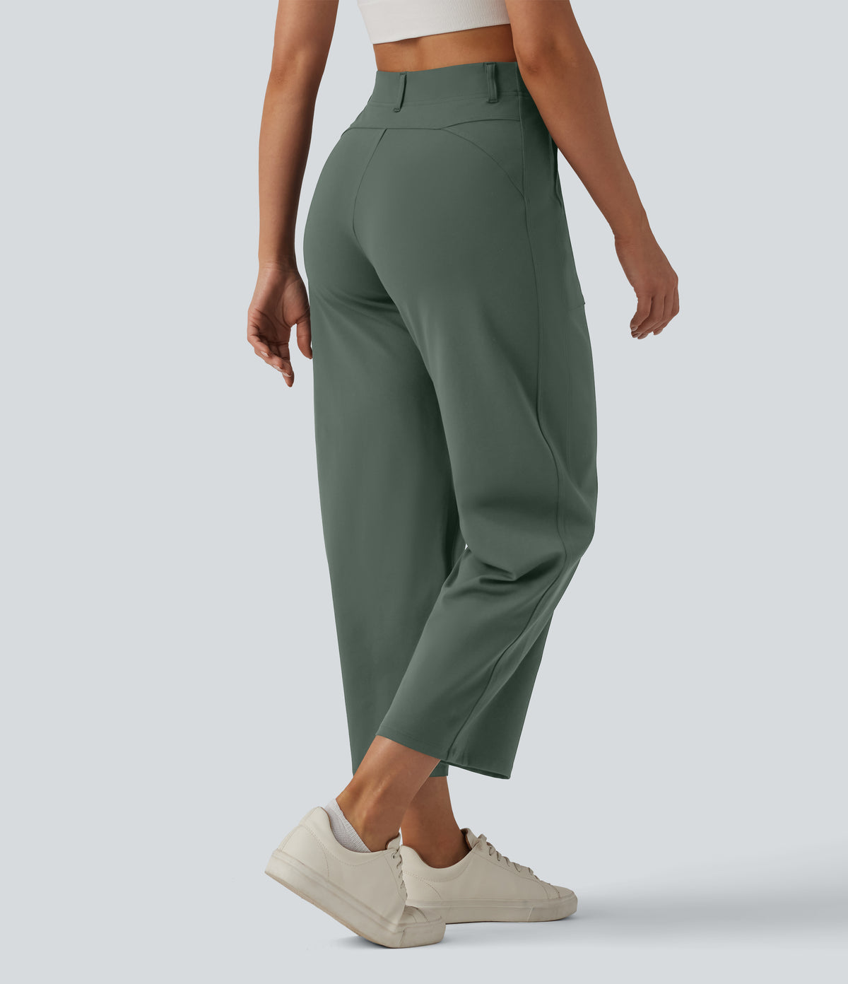 Leonie Pants — Deep Aquamarine