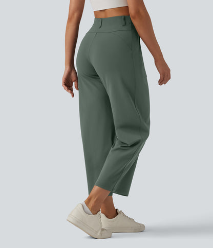 Leonie Pants — Deep Aquamarine