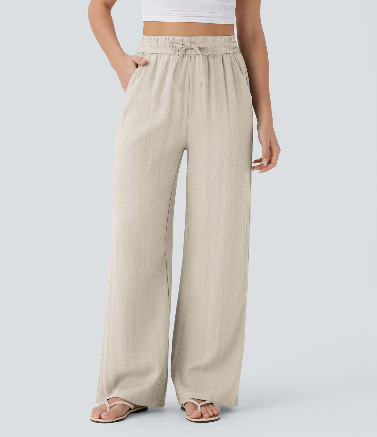 Lavinia Pants — Whisper White