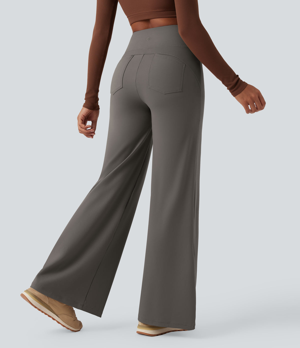 Jolie Pants — Deep Red Grey