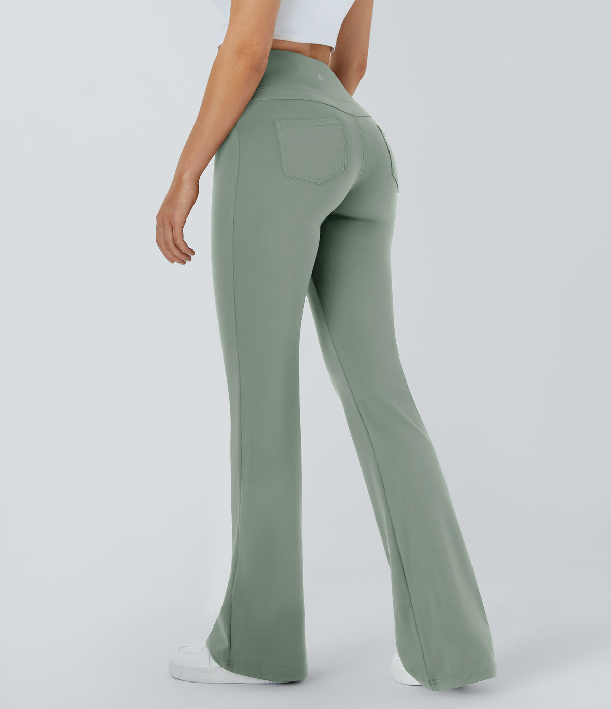 Willow Flare Legging — Forest Night