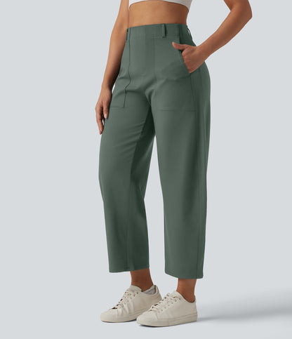 Leonie Pants — Deep Aquamarine