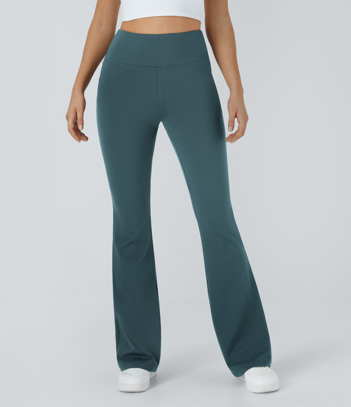 Willow Flare Legging — Silent Storm