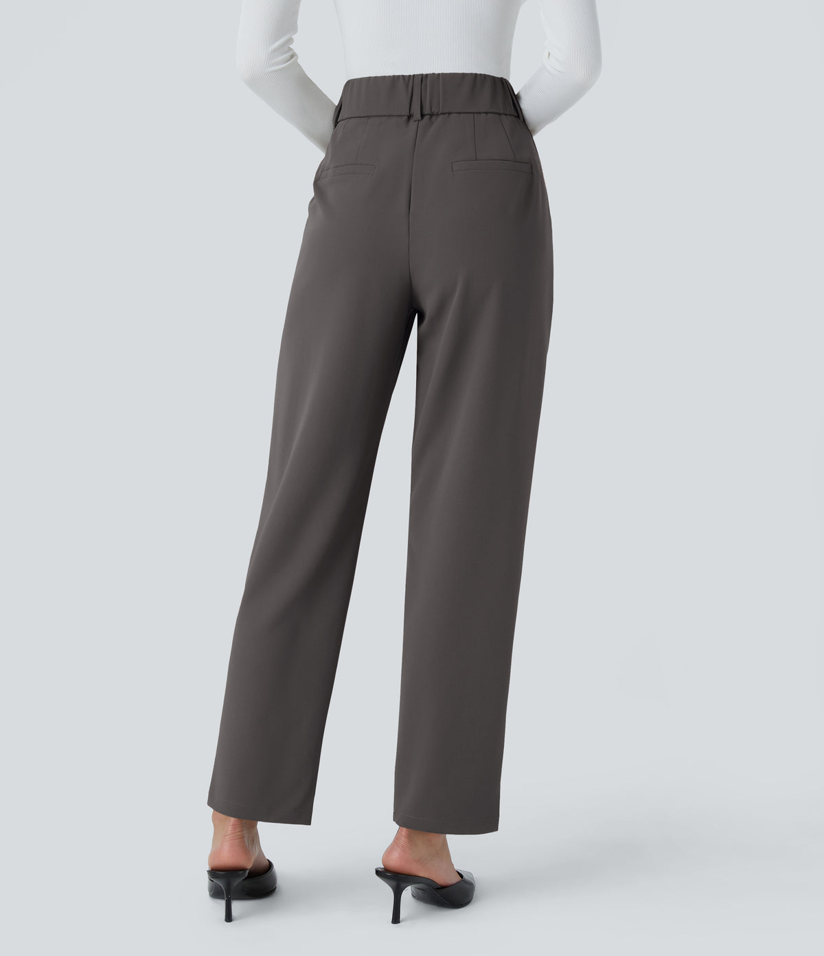 Maisie Pants — Lead Grey