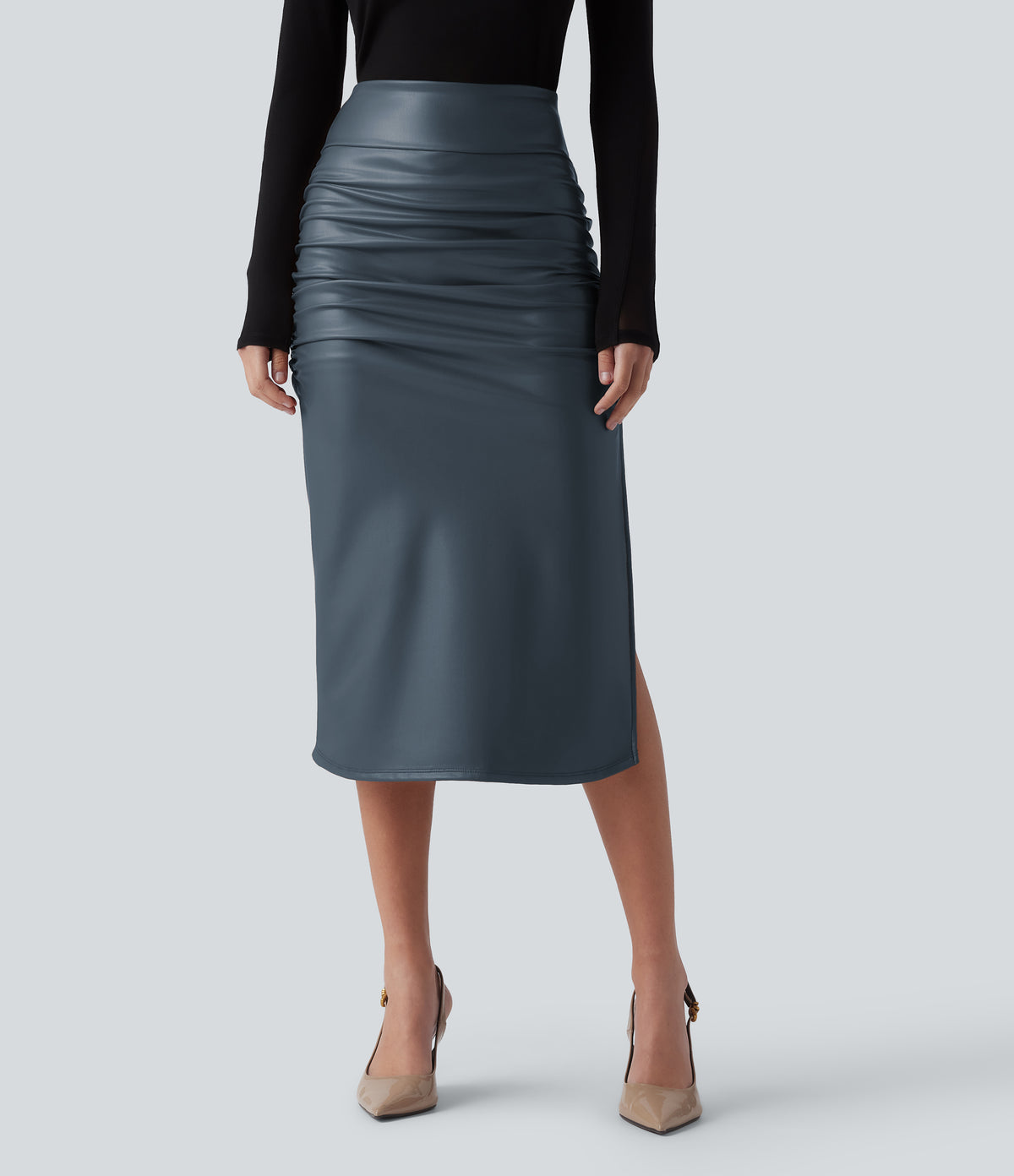 Eira Skirt — Majolica Blue